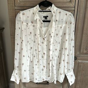 Floral Ann Taylor blouse